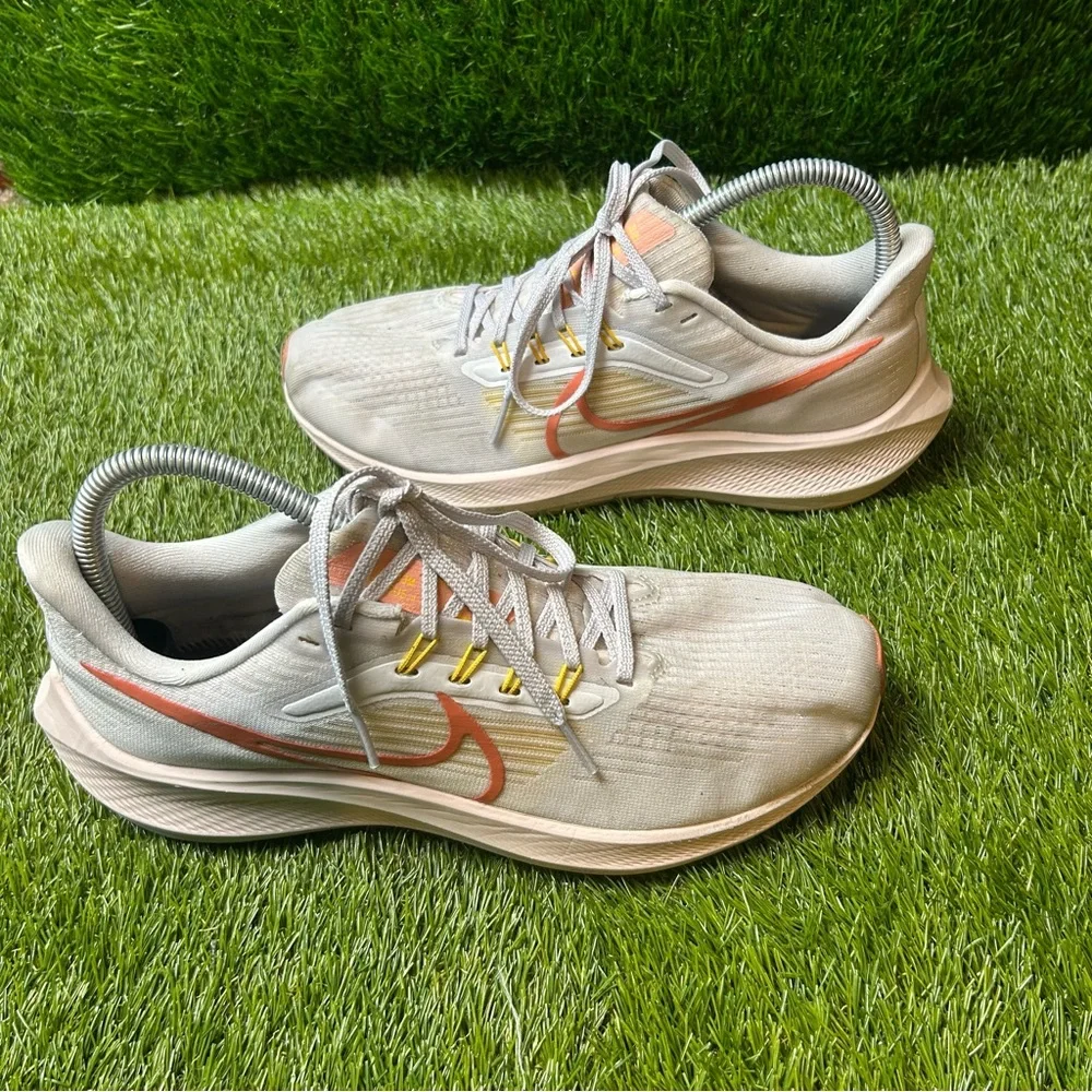 Nike Air Zoom Pegasus 38 Womens‎ Running Shoes Grey Orange DH4072-501 Size 8.5